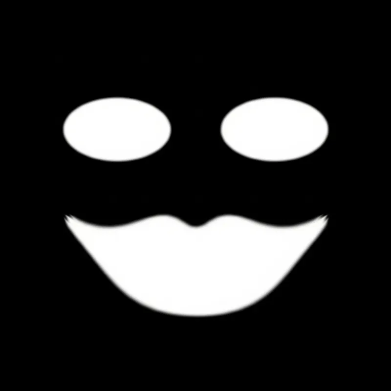 Venom's Striking Eyes and Mouth on Black Canvas Venom's Striking Eyes and Mouth on Black Canvas