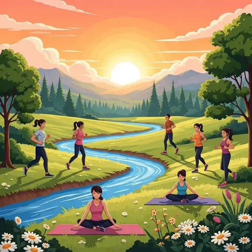 Embrace Healthy Living in Nature's Beauty | Lifestyle Inspiration