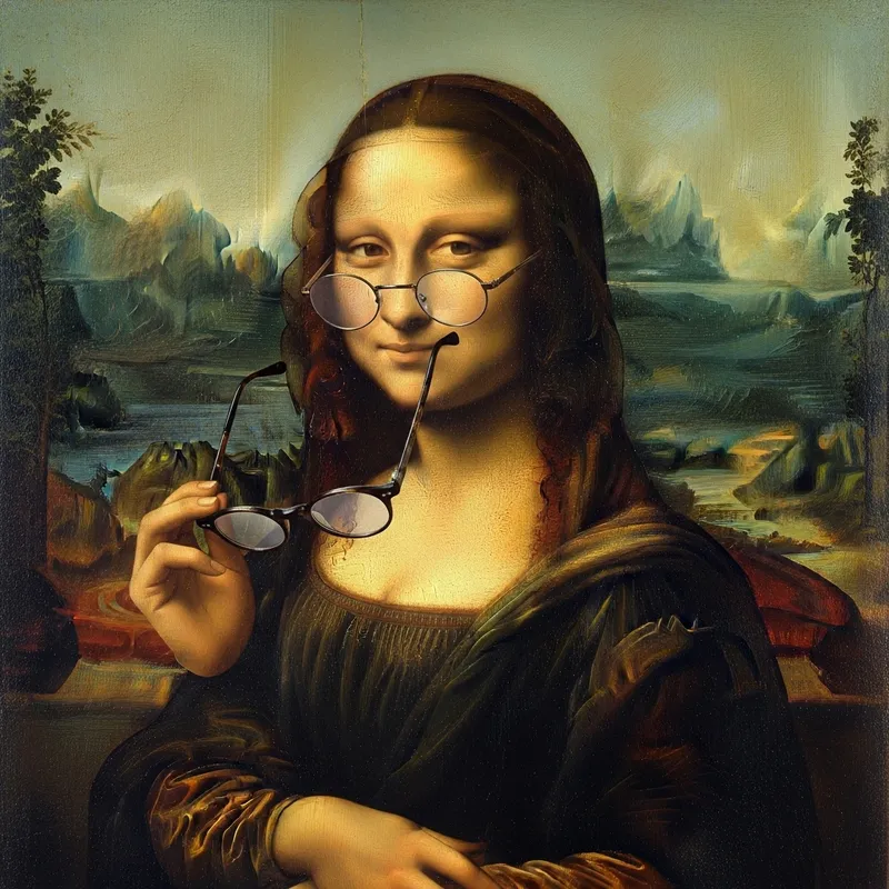Artistic Spin on Famous Paintings with Optician's Touch