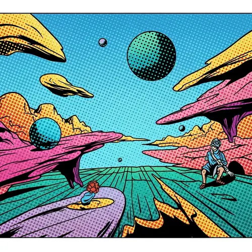 Explore a Surreal 4D World Inspired by Pop Art