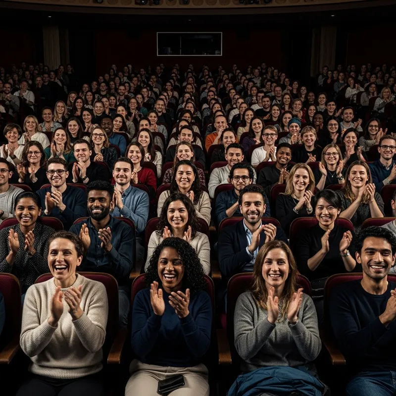 Surreal Theater Audience Reacts | Vintage Glamour Photography