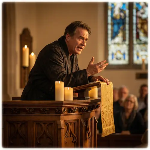 Captivating Charismatic Sermon Scene