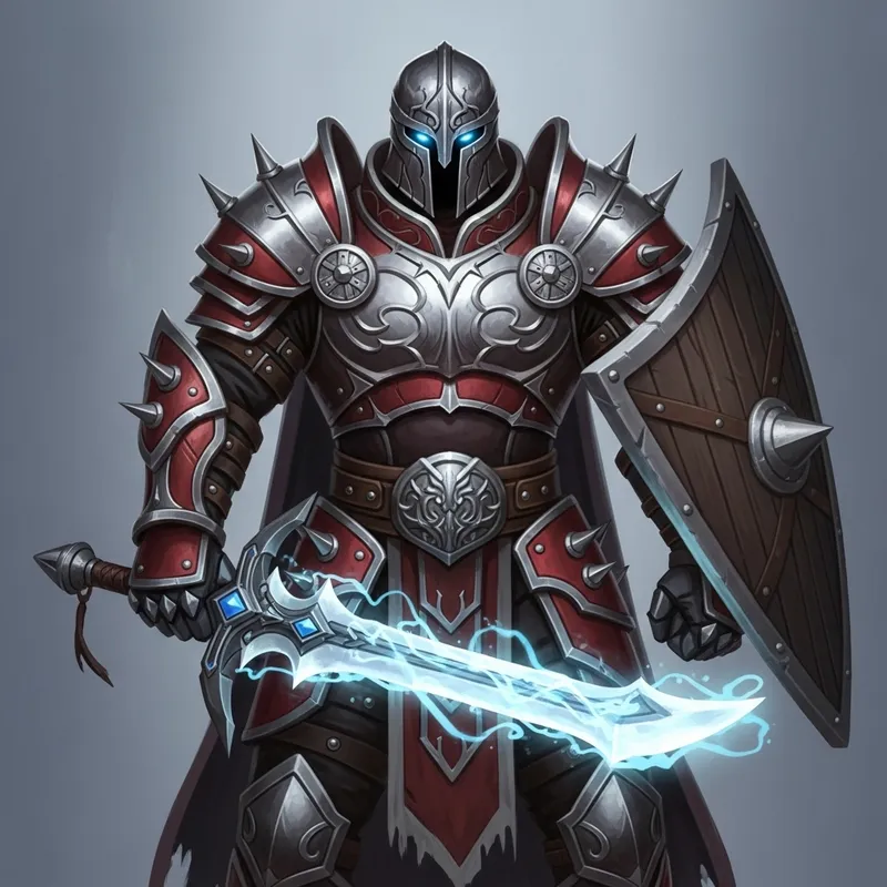 Juggernaut Dota 2 Fan Art: Armored Warrior with Glowing Blade