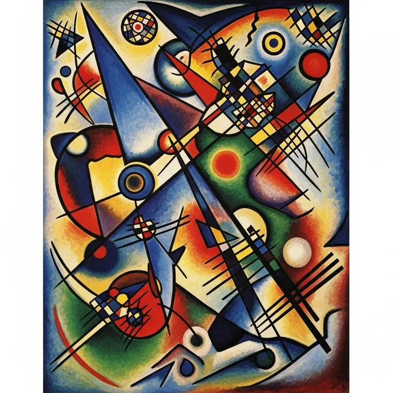 Abstract Art Inspired by Buster Murdaugh's Style with Geometric Shapes Abstract Art Inspired by Buster Murdaugh's Style with Geometric Shapes