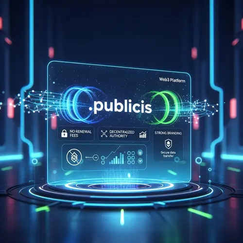 New .publicis Web3 Platform - No Renewal Fees, Decentralized Authority
