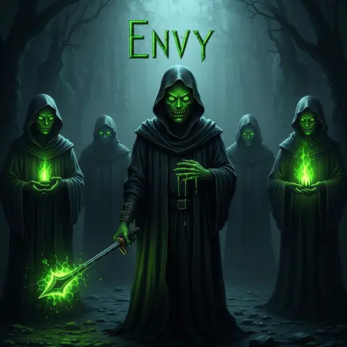 Deadly Sin Symbolism: Envy as Green-Eyed Monster