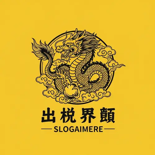 Chinese Dragon Logo Design | Ancient Mythical Creature Art