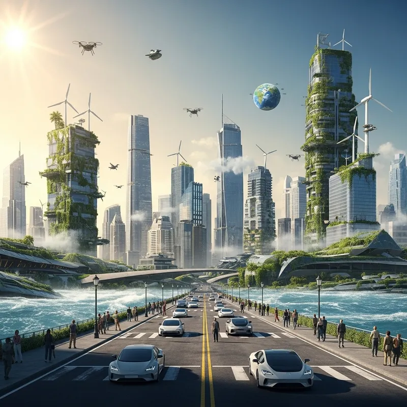 Futuristic Global Warming Vision | Advanced City Under Climate Crisis