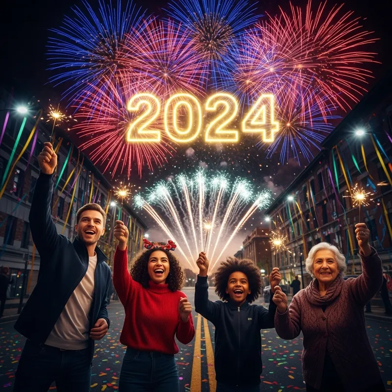 Exciting New Year Fireworks 2024