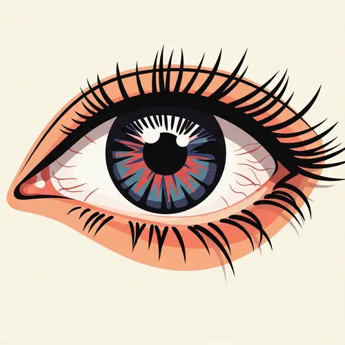 Abstract Eye Art: Perception & Vigilance in Stylized Form