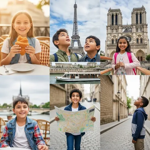 Multicultural Children's Paris Adventures | Enchanting Vacation Stories