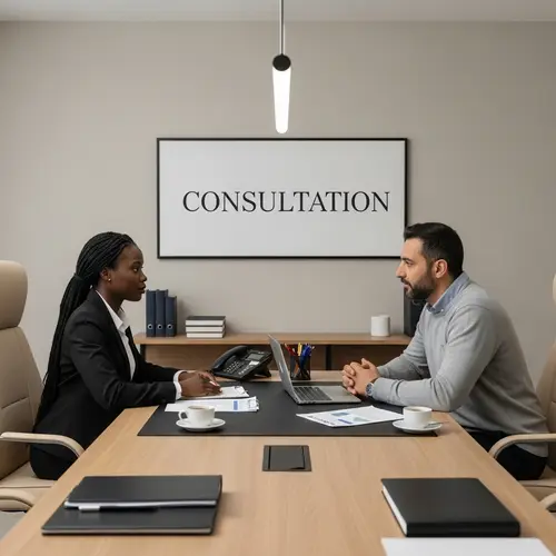 Realistic Professional Consultation Image
