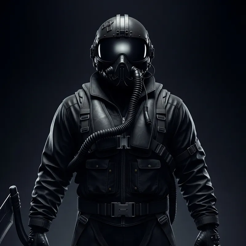 Hunt: Showdown Reaper in Pilot Suit and Helmet Hunt: Showdown Reaper in Pilot Suit and Helmet