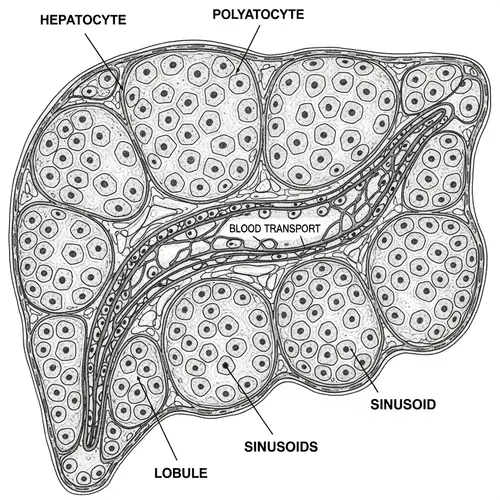 Hepatocytes in Liver: Functions & Structure | Scientific Illustration