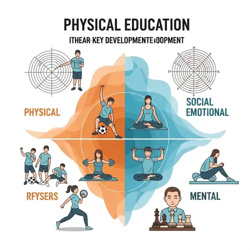Educational Infographic: Exploring Physical Education Components