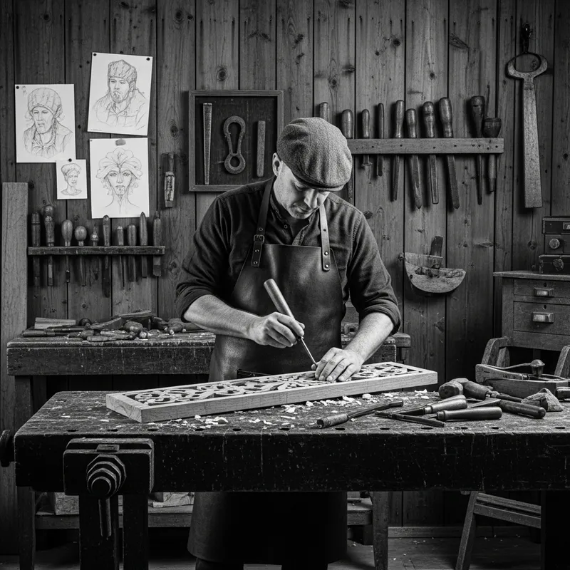 Old School Charm: Master Your Craft in Vintage Woodcarving