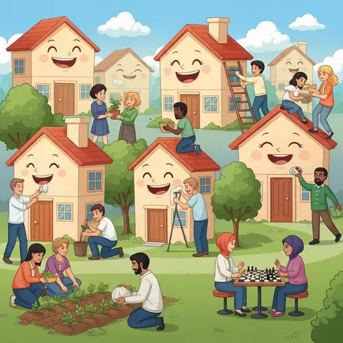 Diverse Community Fostering Unity & Friendship