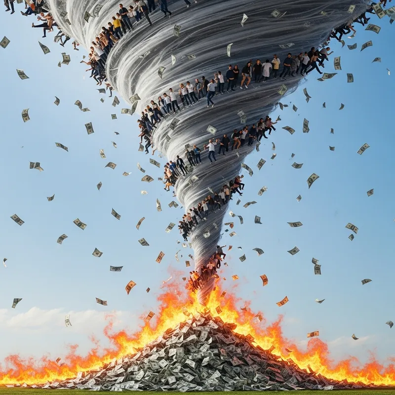 Surreal Silver Dollar Funnel: Transformation of Diverse Silhouettes