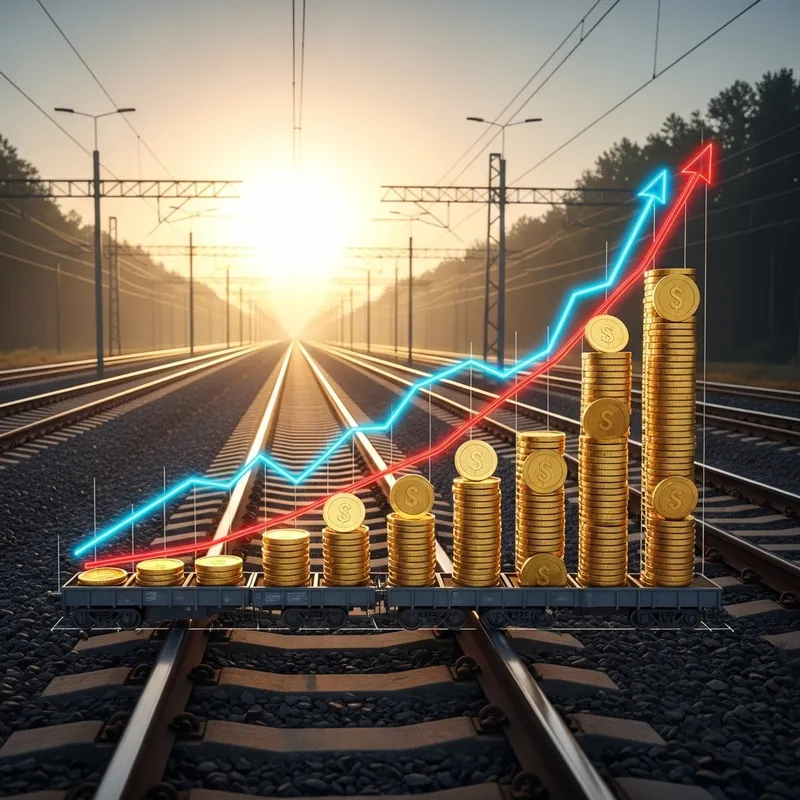 Railway Sector Growth: Share Price Surge Visualization