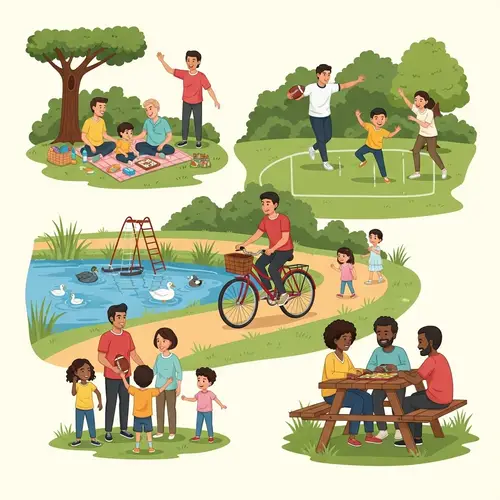 Joyful Family Bonding in Park | Diverse Family Activities