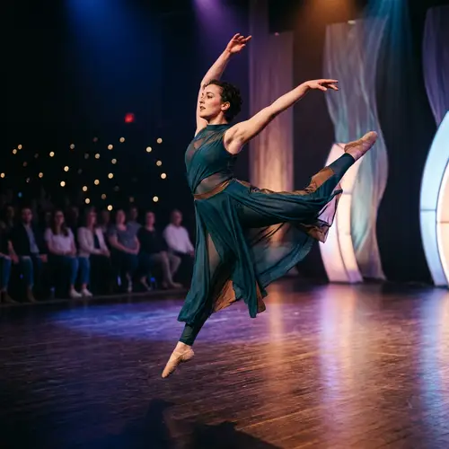 Professional Dancer Performing Live