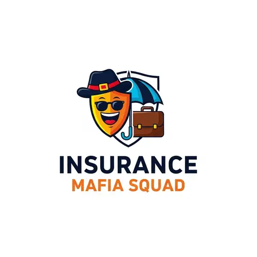 Insurance Mafia Squad Logo Design | Creative Insurance Company Branding