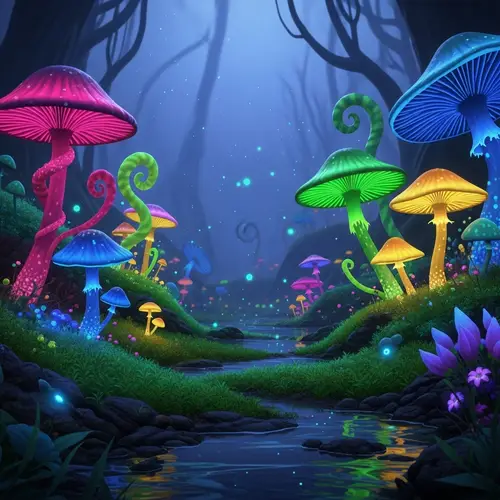 Psychedelic Mushrooms: A Colorful Wonderland