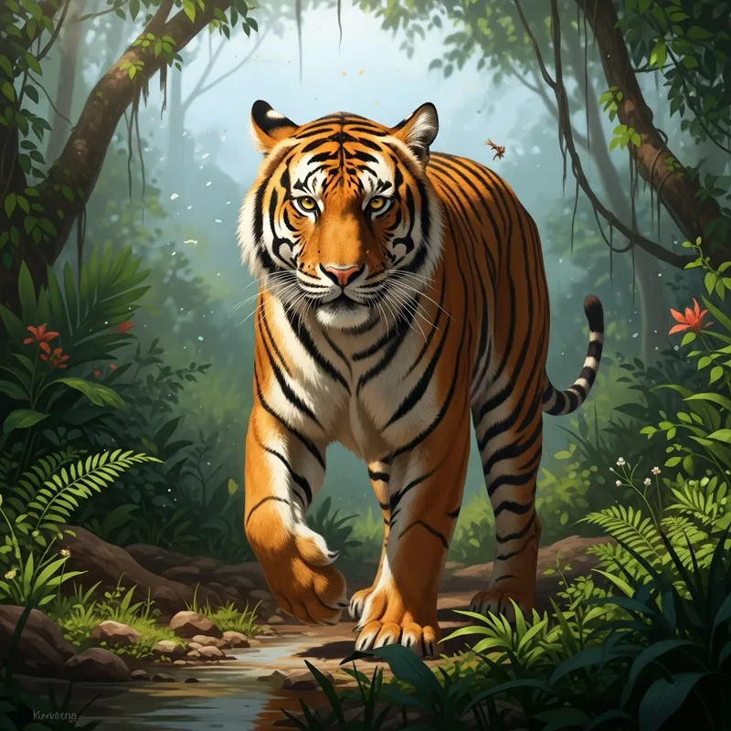 Majestic Tiger in its Natural Habitat
