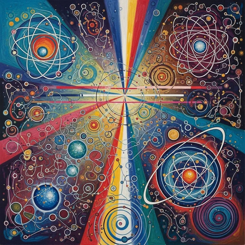 Quantum Physics & Abstract Art: A Colorful Fusion