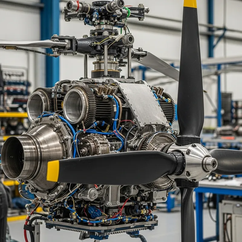 Helicopter Propeller Design and Engine Components