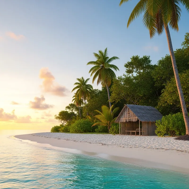 Untouched Tropical Island: Lush Jungle & Colorful Wildlife Untouched Tropical Island: Lush Jungle & Colorful Wildlife