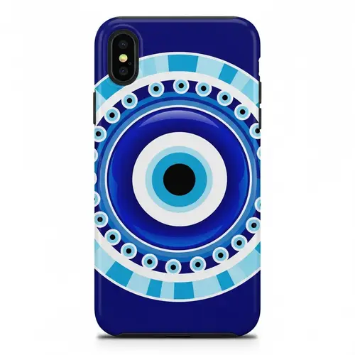 Stylish iPhone XR Phone Cover with Evil Eye Design