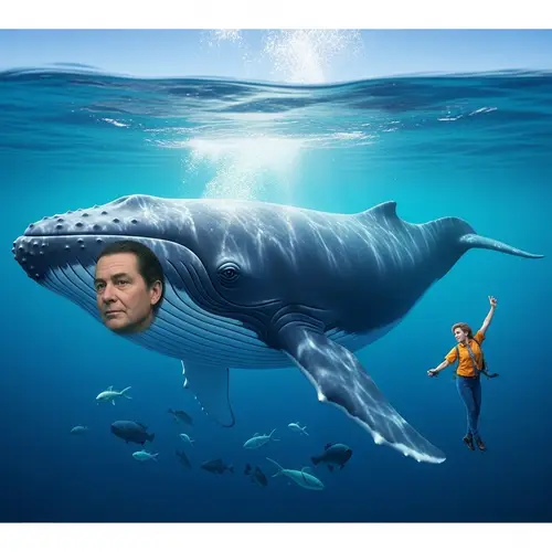 Human and Blue Whale Fusion: A Unique Creation