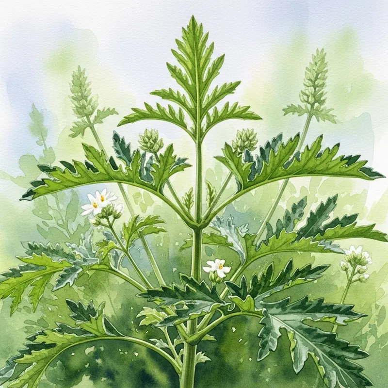 Watercolour Citronella Painting - Vibrant Artwork