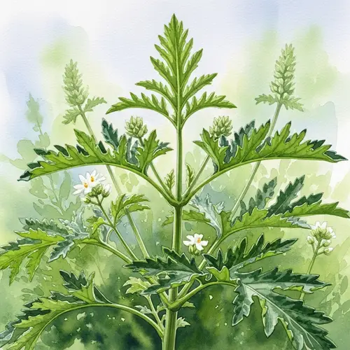 Watercolour Citronella Painting - Vibrant Artwork