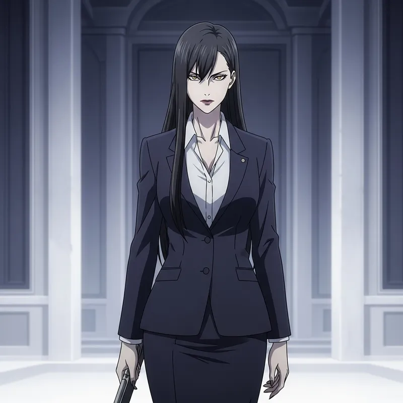 Makima: Enigmatic Female Character with Mysterious Aura