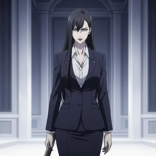 Makima: Enigmatic Female Character in Professional Suit