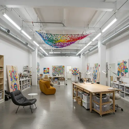 Modern Art Studio Interior Design Inspiration