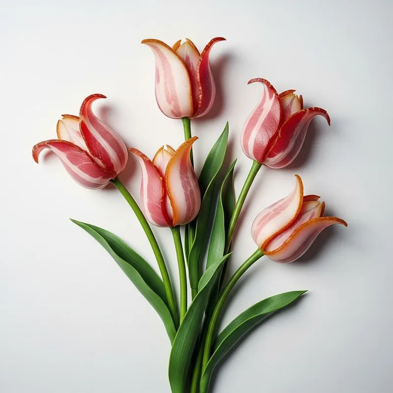 Bacon Tulip Arrangement: Savory Masterpiece Delights