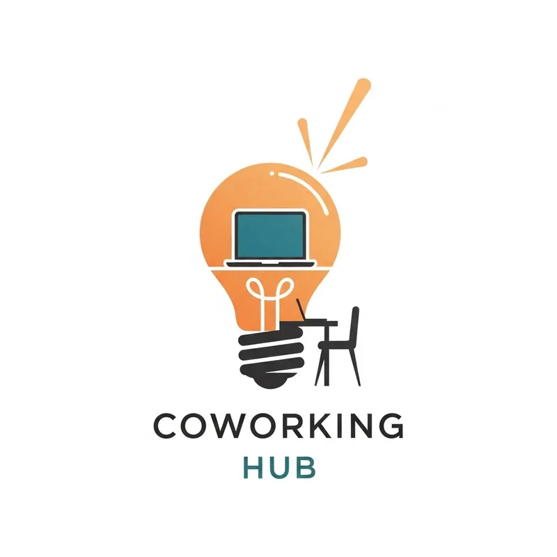 Coworking Hub Logo Design | Workspace Elements