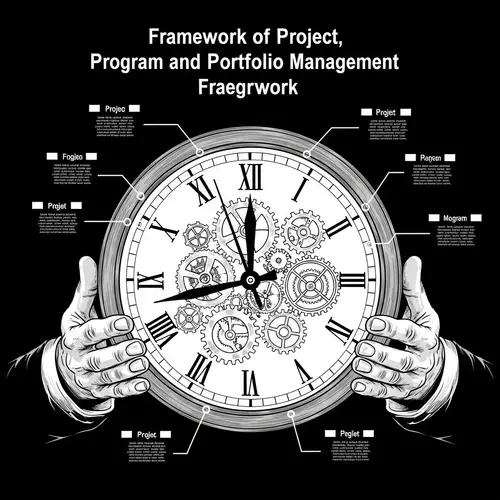 Agile Project, Programme & Portfolio Management Framework Infographic
