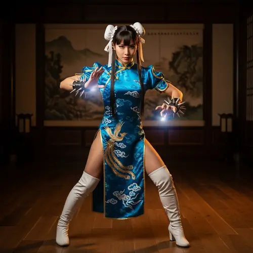Chun Li Trans - Gender Diverse Asian Martial Artist