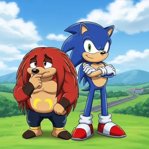 Sonic and Naklz: Blue Hedgehog and Red Echidna Adventure