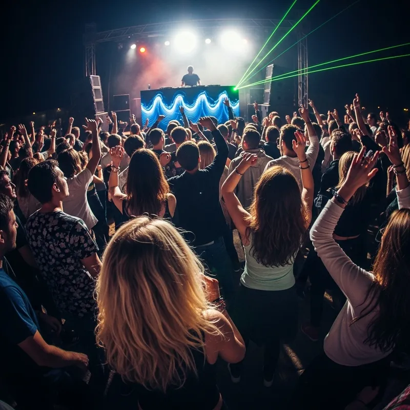 Hard Bass Music Festival | Energetic Atmosphere, Vibrant Lights Hard Bass Music Festival | Energetic Atmosphere, Vibrant Lights