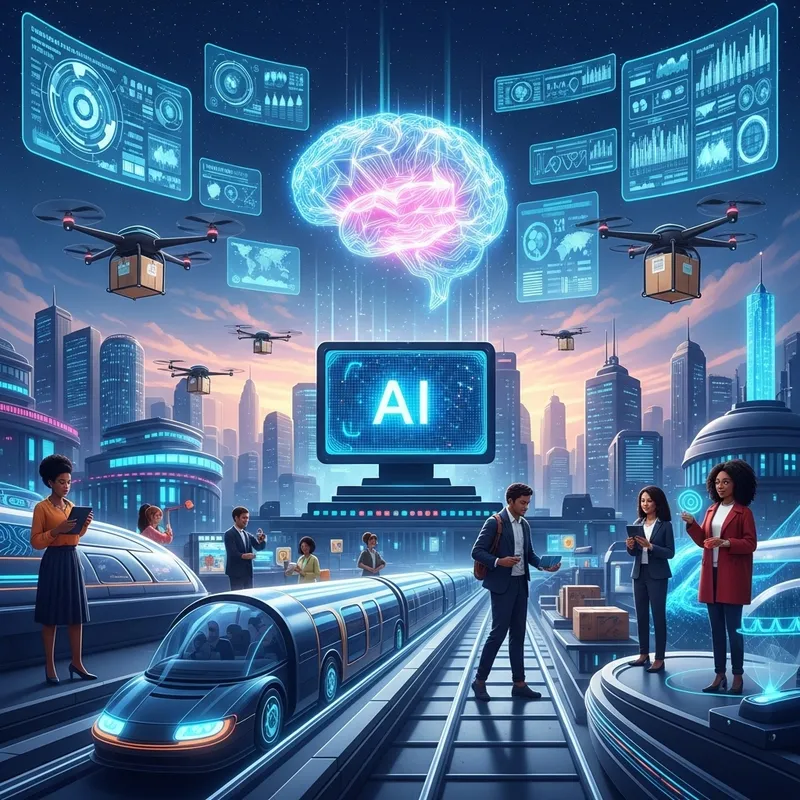 Future Intelligence in Futuristic Cityscape | Advanced AI, High-Tech Devices Future Intelligence in Futuristic Cityscape | Advanced AI, High-Tech Devices