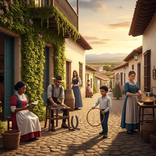 Historical Society in Villa Palmera - Capturing Everyday Life in Colonial Era