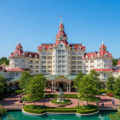 Luxurious Victorian-Era Resort in Popular Theme Park