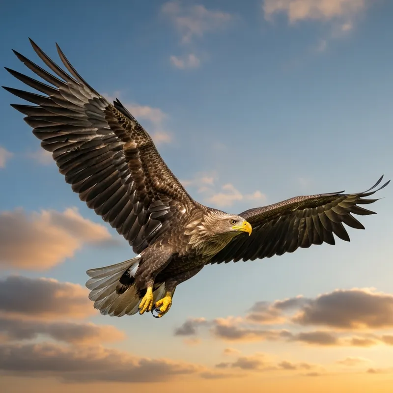Majestic Eagle Soaring in the Sky