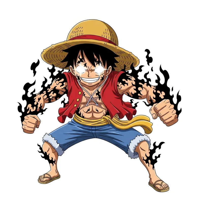 Epic Anime Character Transformation | Black Spiky Hair, Red Vest