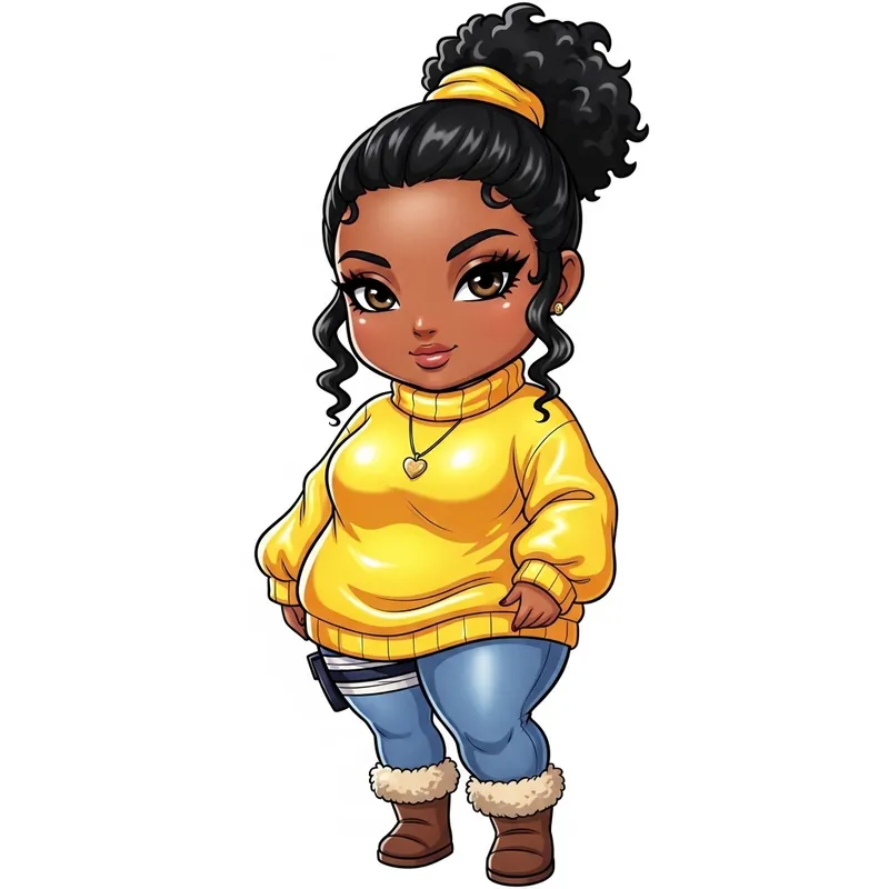 Chibi Style Plus Size Naruto Uzumaki Illustration